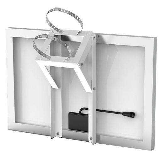 MS-S45, Milesight, Solarni panel od 45W, Potpora za sidrište jarbola, IP67