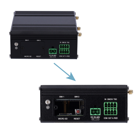 MS-UR35-L04EU-W Milesight   Industrial 4G WiFi Router   5 ports 10/100 