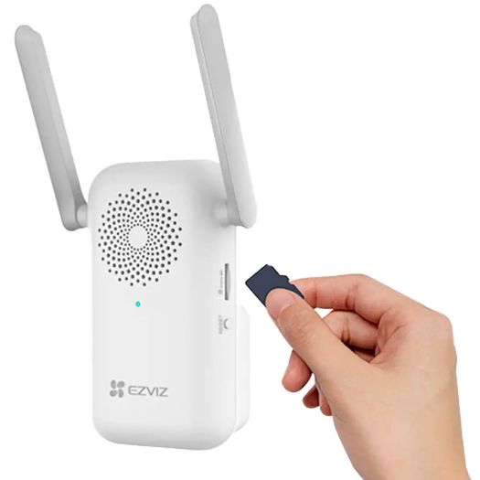 EZ-DB2C-KIT, Ezviz WiFi IP video zvono za vrata, Kamera 2 Mpx / Vision 160, Audio / Uključeno unutarnje zvono