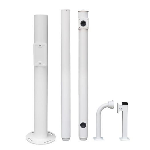 POLE-350-D CCTV Pole   3.5 meters in height   Made of galvanized steel 