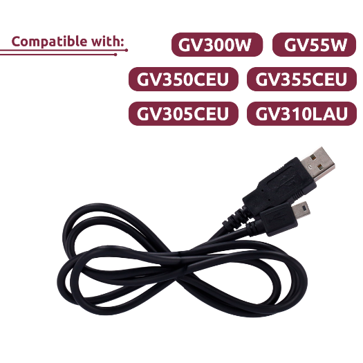 QL-DATA-CABLE-W Mini USB data cable   Compatible with GV300W/GV55W/GV355CEU/GV350CEU...