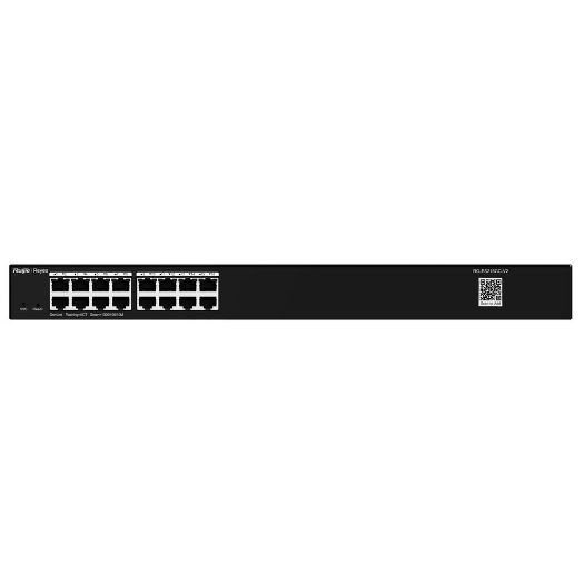 RG-ES216GC-V2, Reyee Switch Cloud, 16 RJ45 gigabitnih portova, Brzina porta 10/100/1000 Mbps
