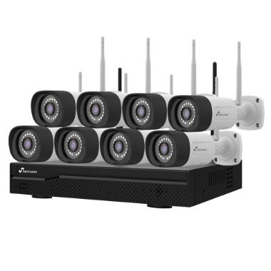 NV-KIT1630W6-8CAM, Nivian WiFi CCTV komplet, NVR 16 kanala, 8 Pre, registrirane 3 Mpx kamere