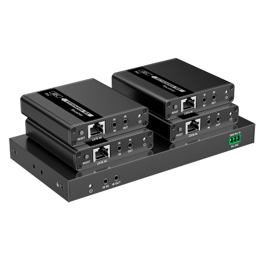 HDMI-SPL-1x4-4K30-CAT6 spliter-ekstender HDMI1x4   1 predajnik / 4 prijemnika 