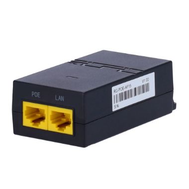 RG-POE-AF15, Ruijie, Pasivni PoE injektor, Portovi RJ45 10/100/1000 Mbps, Snaga 15,6 W pri 52 V