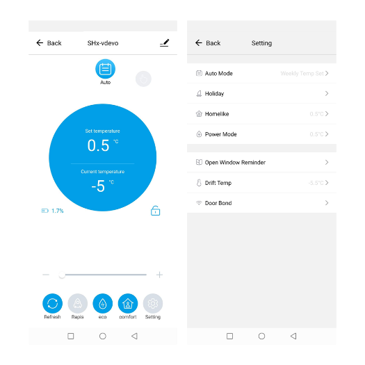 NVS-RADIATOR-TRV Intelligent radiator valve   Radio link with NVS THERMOSTAT 