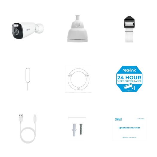 RL-ARGUS-B340, Reolink WiFi kamera na baterije, 5MP (2880 x 1616), IR 10 m / Noćna boja