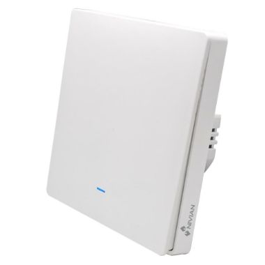 NVS-WALLSWITCH-101EASY-WR, Inteligentni zidni prekidač s 1 linijom, WiFi 2,4 GHz IEEE802.11 b/g/n