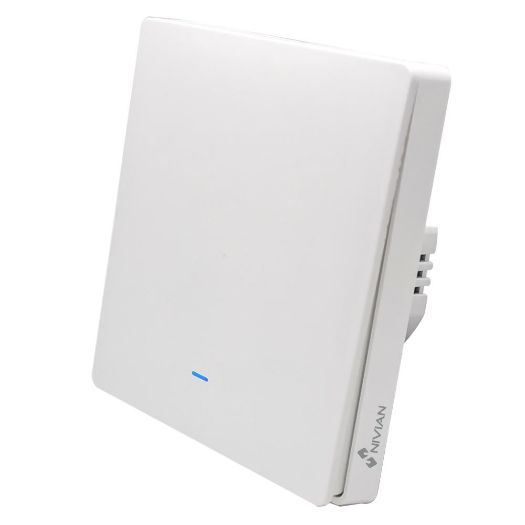 NVS-WALLSWITCH-101EASY-WR, Inteligentni zidni prekidač s 1 linijom, WiFi 2,4 GHz IEEE802.11 b/g/n