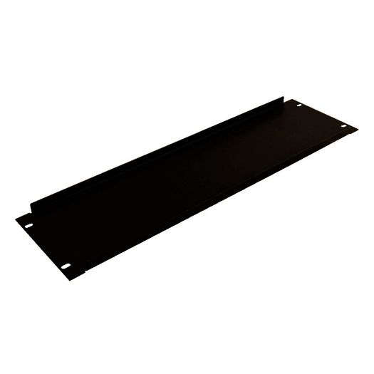 RACK-BLANK-3U, Zaštitni poklopac za standardni stalak 19", Veličina 3U, Crna boja