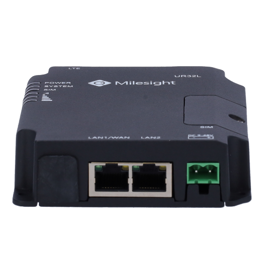 MS-UR32L-L04EU Milesight   Industrial Router 4G   2 Ethernet ports RJ45 10/100 