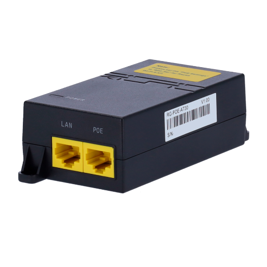 RG-POE-AT30 Ruijie   PoE injector IEEE802.3at   Ports RJ45 10/100/1000 Mbps 