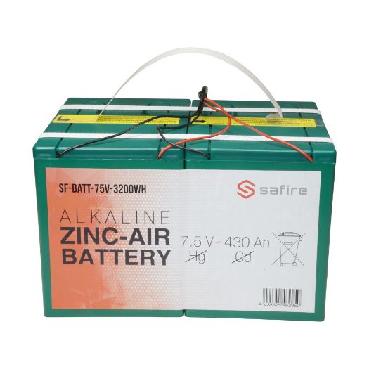 SF-BATT-75V-3200WH, Zincair baterija, Napon 7.5 V / Kapacitet 3200 Wh, Trostruki DC priključak: Jack, mini