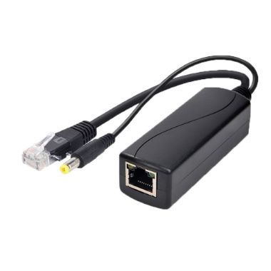 POE-SPLIT-30W, PoE razdjelnik, Za IP kamere bez PoE, Ulaz RJ45 (PoE) / Izlaz RJ45 i priključak