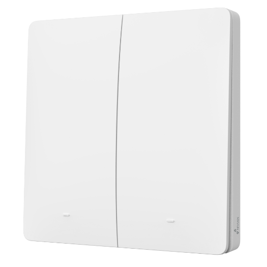 NVS-BATBUTTON-2-R Wireless battery operated push button with 2 buttons 