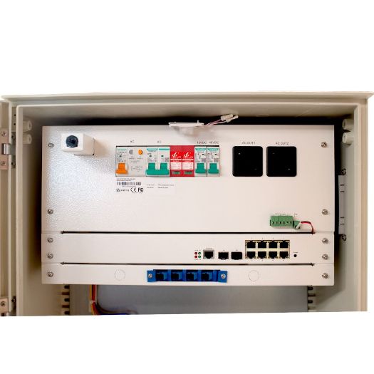 SF-BOX08ECO-BMS-IP55, SMC poliesterski ormarić, Diferencijal, prekidač i SPD