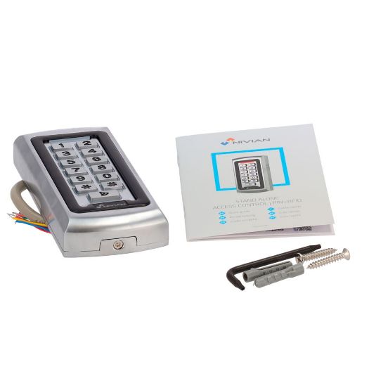 NV-ACCESS-PIN-RFID, Samostalna kontrola pristupa, Pristup EM karticama i PIN-om, Relej, izlazi za tipke i zujalice