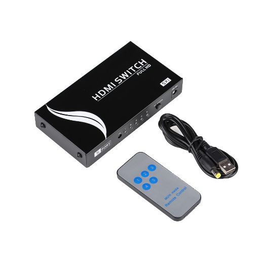 HDMI-SWITCH-5-1-4K, Prekidač HDMI signala, Omogućuje 5:1, 4K rezolucija