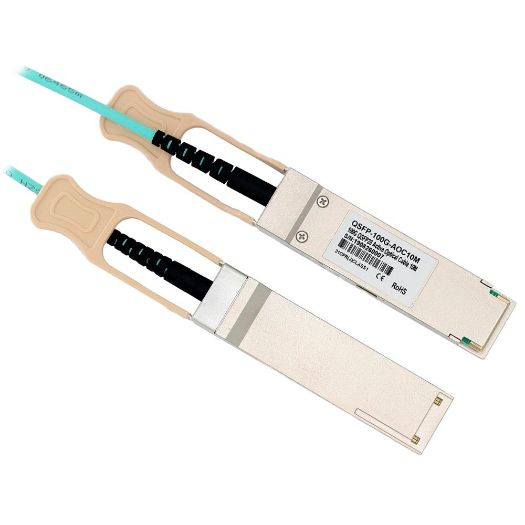 QSFP28-100G-AOC-10M, Kabel za direktno spajanje QSFP28, Brzina 100 Gbps, Moduli QSFP28 na oba kraja