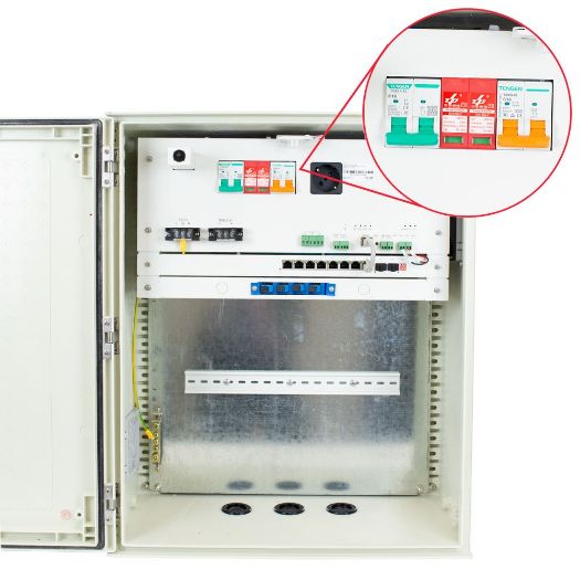 SF-BOX0812V-UPS-IP55, safir, SMC poliesterski ormarić, Vanjske dimenzije 60x50x23cm