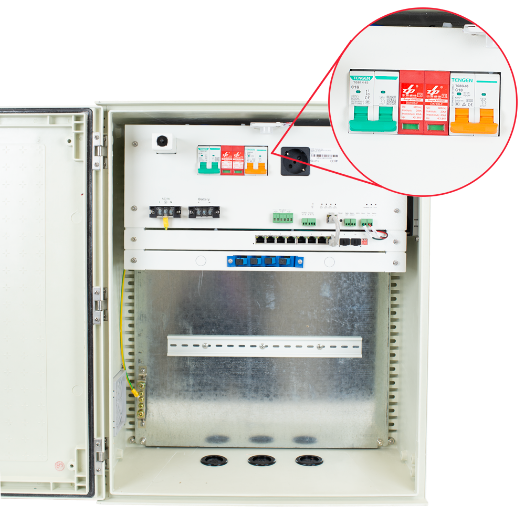 SF-BOX0812V-UPS-IP55 Safire   SMC polyester cabinet   Outside dimensions 60x50x23cm 