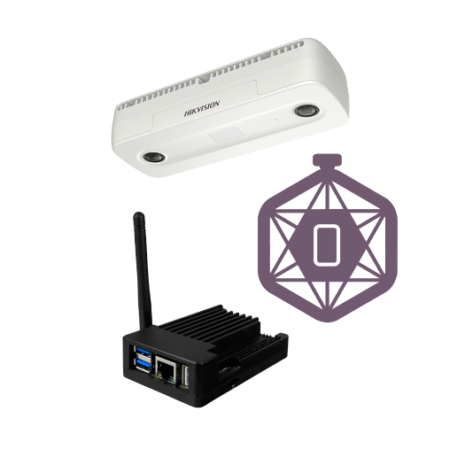 KIT-PEOPLECOUNT-HIKDUAL-LITE LITE Gauge Control Kit   Hikvision Camera DS