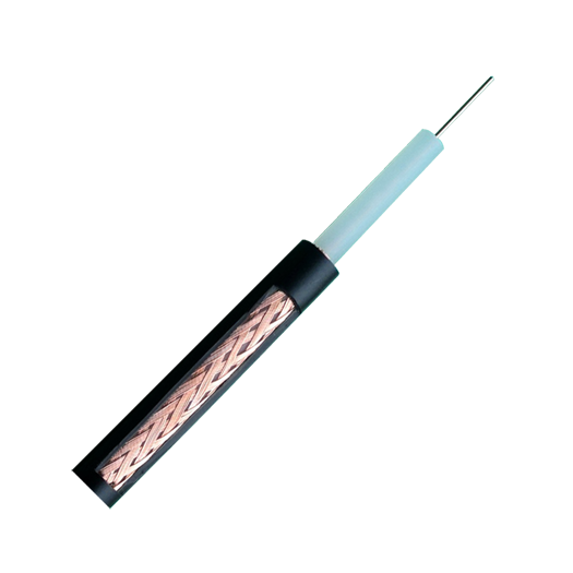 RG59-300N Coaxial cable RG59   Video   Bobbin of 300 meters   Black cable insulation 