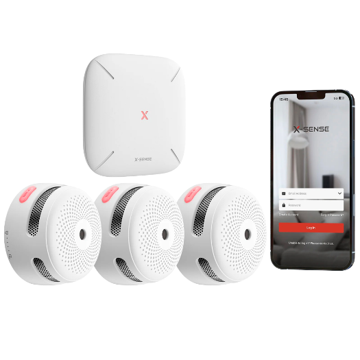 SBS50 X Sense communication hub   Allows to connect 50 detectors in the same network 