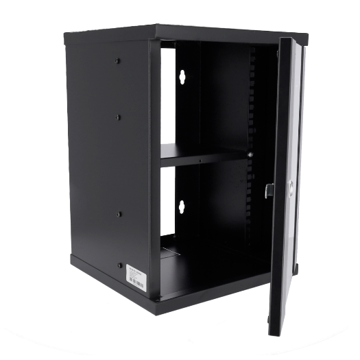 RACK-9U-10INCH Rack cabinet for wall   Up to 9U rack of 10"   Up to 15 kg load 