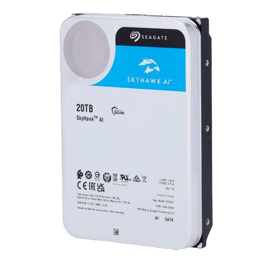 HD20TB-S-AI, Seagate Skyhawk AI tvrdi disk, Kapacitet 20 TB, SATA sučelje 6 GB/s