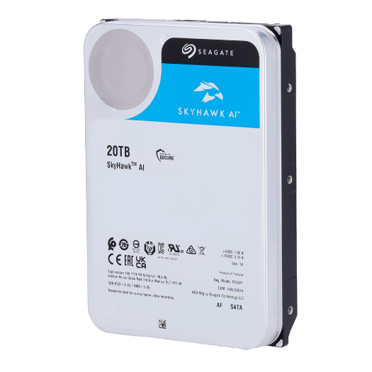 HD20TB-S-AI Seagate Skyhawk AI Hard Drive   Capacity 20 TB   SATA interface 6 GB/s 