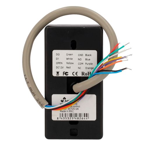 NV-ACCESS-RFID, Samostalna kontrola pristupa, Pristup putem EM kartice, Relejni izlaz i tipkalo