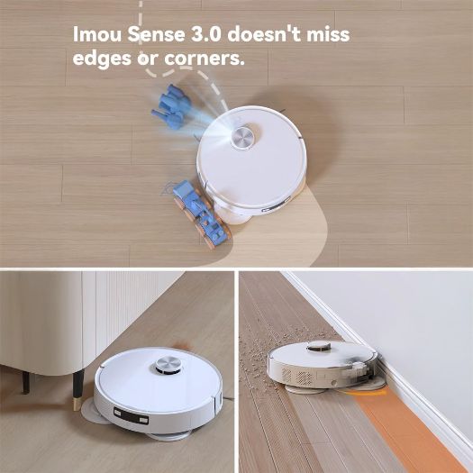 RV-L31-C-11-IMOU, Imou robotski usisavač RV3, 8500Pa / 6400 mAh, Brišući, Usisavanje, i brisanje podova