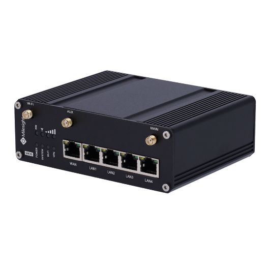 MS-UR35-L04EU-W, Milesight, Industrijski 4G WiFi ruter, 5 portova 10/100, Utor za MicroSD karticu
