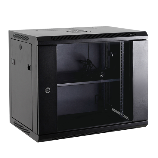 RACK-9UN Rack cabinet for wall   Up to 9U rack of 19"   Up to 100 kg load 
