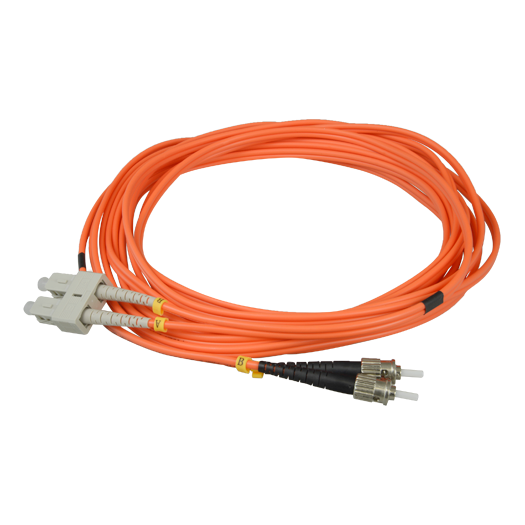 FB-SCST-DXMM-5 Fiber Cable   Duplex   Multimode   SC to ST connector   5 meters 