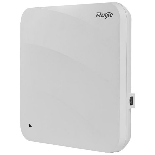 RG-AP880-L, Ruijie, Wi, Fi Omnidirekcionalni AP 6E visoke gustoće, Tri, polumjer 2,4/5/6 GHz/Širina kanala 160MHz