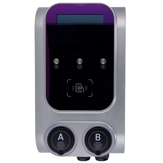 RD-GEMINI-22WD-SS-M1-P0, Dvostruki punjač za električna vozila, Snaga 2x22kW / 32A / Tri