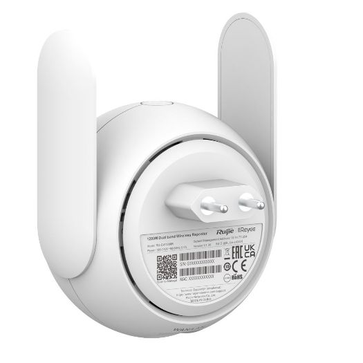 RG-EW1200R, Ukloni Wi, Fi Extender mreža, 1 Priključak RJ45 10/100Mbps, Wi, Fi 5 2x2 i dvopojasni 2,4 i 5 GHz