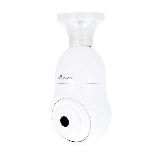 NVS-IPC-BULB1, Nivian pametna kamera 2K, Wifi 2.4 GHz / Podnožje E27, PT automatsko praćenje | IR 10 m