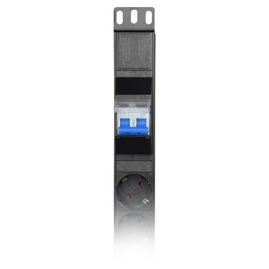 PDU-6PN, Produžna traka, Dizajnirano za standardizirane regale od 19", 6 izlaza do 250VAC / 16 A maks.