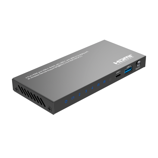 HDMI-SW-4x1-8K60 HDMI Switch   3 HDMI inputs   1 USB C input   1 HDMI output  