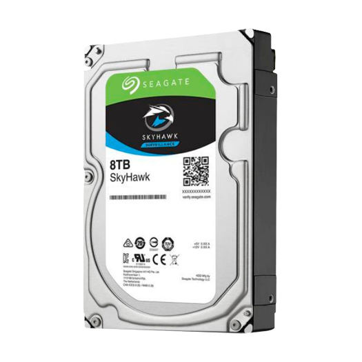 HD8TB-S Seagate Skyhawk Hard Drive   Capacity 8 TB   SATA interface 6 GB/s 