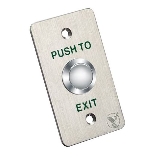 PBK-810B, Gumb za otpuštanje vrata, Profesionalna upotreba, Testirano na 500.000 upotreba, NO/NC/COM | Ugradbeni ili površinski montiran