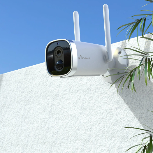 NVS-06BATSOLAR Nivian Smart Camera 1080p + Solar Panel   Wifi 2.4 GHz   Suitable for outdoor use: IR up to 8 m 