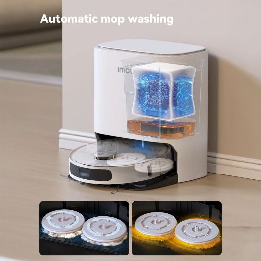 RV-L31-C-11-IMOU, Imou robotski usisavač RV3, 8500Pa / 6400 mAh, Brišući, Usisavanje, i brisanje podova