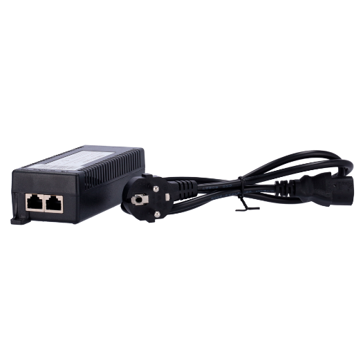 INJ-POE-2.5G-60W PoE injector   Input/Output RJ45 10/100/1000/2500 Mbps 