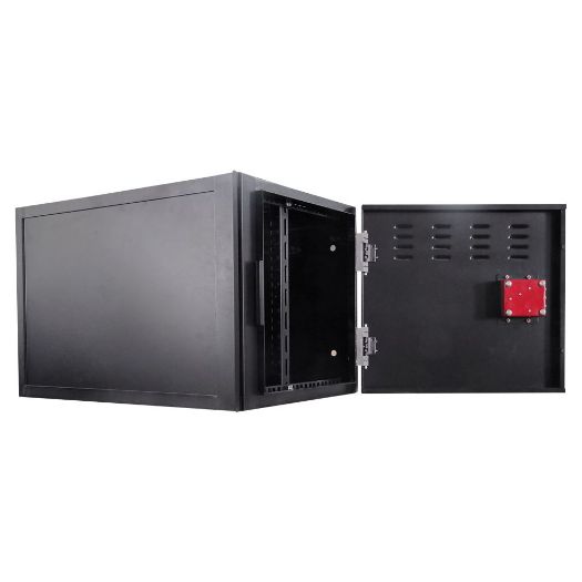 LOCKBOX-6U-SL, Zatvoreno metalno kućište za DVR uređaje, Specifično za CCTV, Za stalak