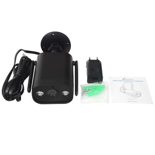 NVS-IPC-02B-L, Nivian pametna kamera 2K, Wifi 2,4 GHz, Pogodno za vanjsku upotrebu: IR do 10 m