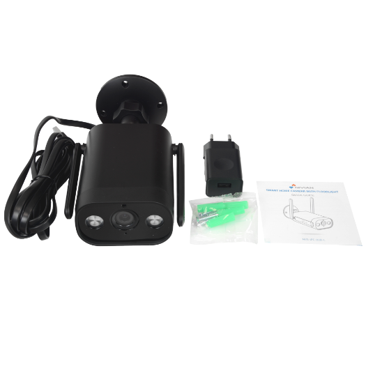 NVS-IPC-02B-L Nivian Smart Camera 2K   Wifi 2.4 GHz   Suitable for outdoor use: IR up to 10 m 